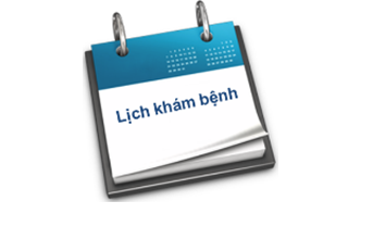 LỊCH KHÁM BỆNH Từ ngày 26/4/2021 đến ngày 30/4/2021