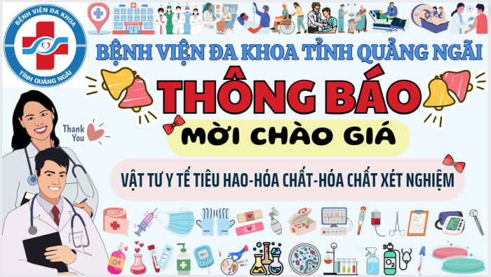 V/v mời chào giá vật tư y tế tiêu hao