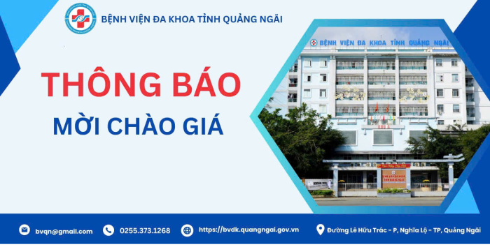 Thông báo về việc yêu cầu báo giá cung cấp bộ lưu lượng kế kèm bình làm ẩm oxy gắn tường (đầu cắm nhanh tương thích ổ khí sử dụng chuẩn AFNOR) lần 2