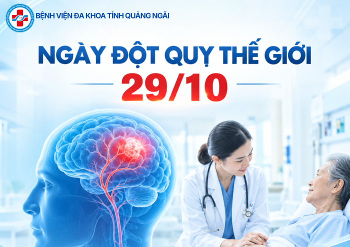 NGÀY THẾ GIỚI PHÒNG CHỐNG BỆNH ĐỘT QUỴ 29/10 – MỖI PHÚT TRÌ HOÃN, THÊM MỘT PHẦN NÃO BỊ...